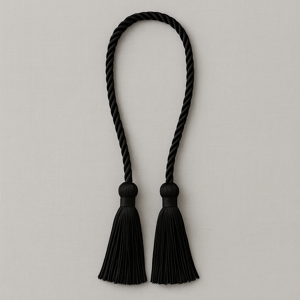 Black honor cord